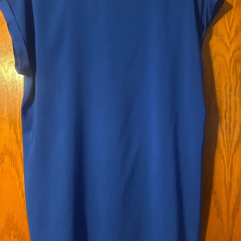 Express Women's Blue V-Neck Top - Picture 4 of 5